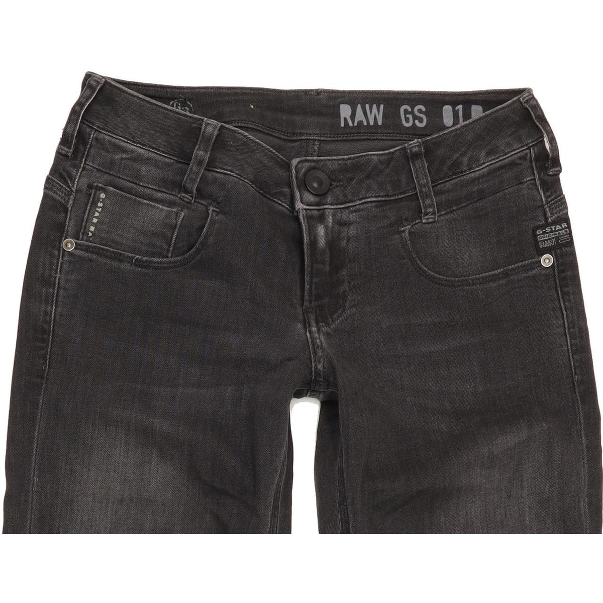 G-Star New Radar Women Charcoal Skinny Slim Stretch Jeans W25 L31