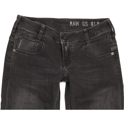 G-Star New Radar Women Charcoal Skinny Slim Stretch Jeans W25 L31