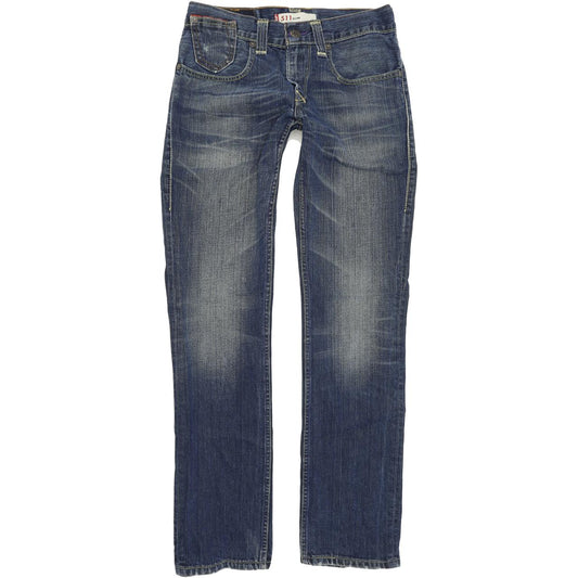 Levi's 511 Men Blue Straight Slim Jeans W30 L32