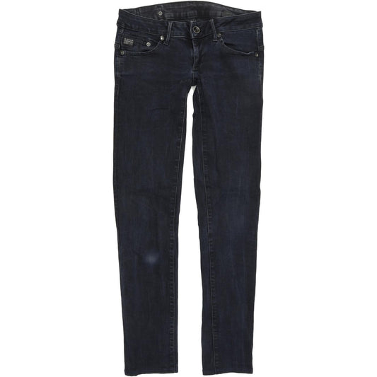 G-Star Midge Women Blue Straight Regular Stretch Jeans W28 L30