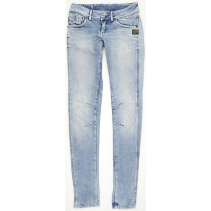 G-Star Fender Women Blue Skinny Slim Jeans W27 L34