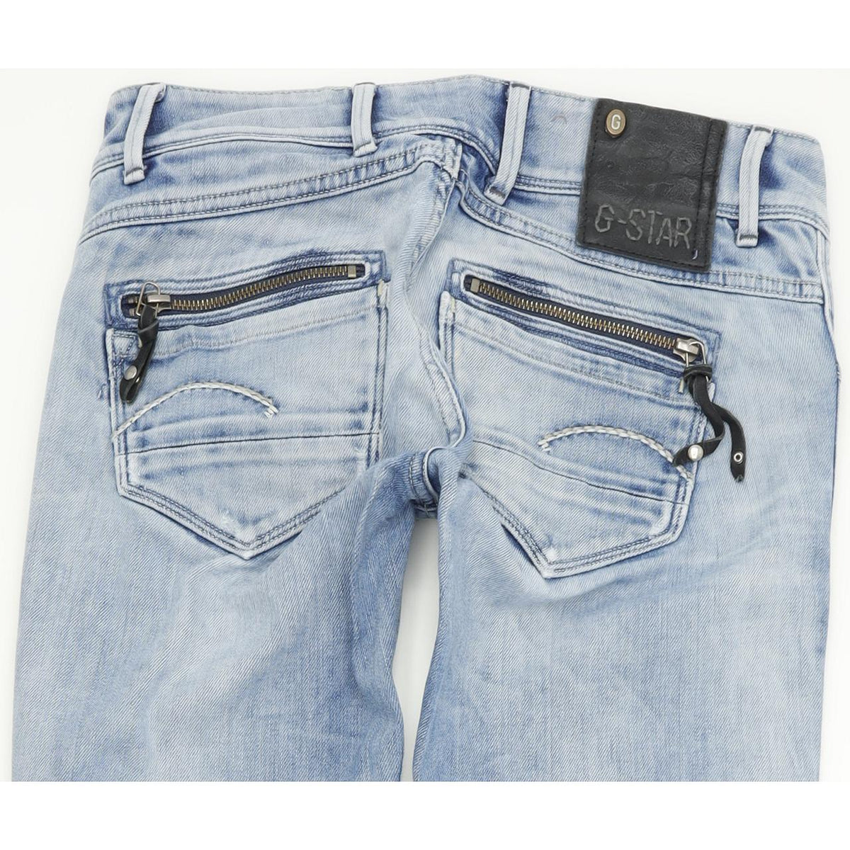 G-Star Fender Women Blue Skinny Slim Jeans W27 L34