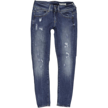 G-Star Lynn D-Mid Women Blue Skinny Slim Stretch Jeans W28 L28