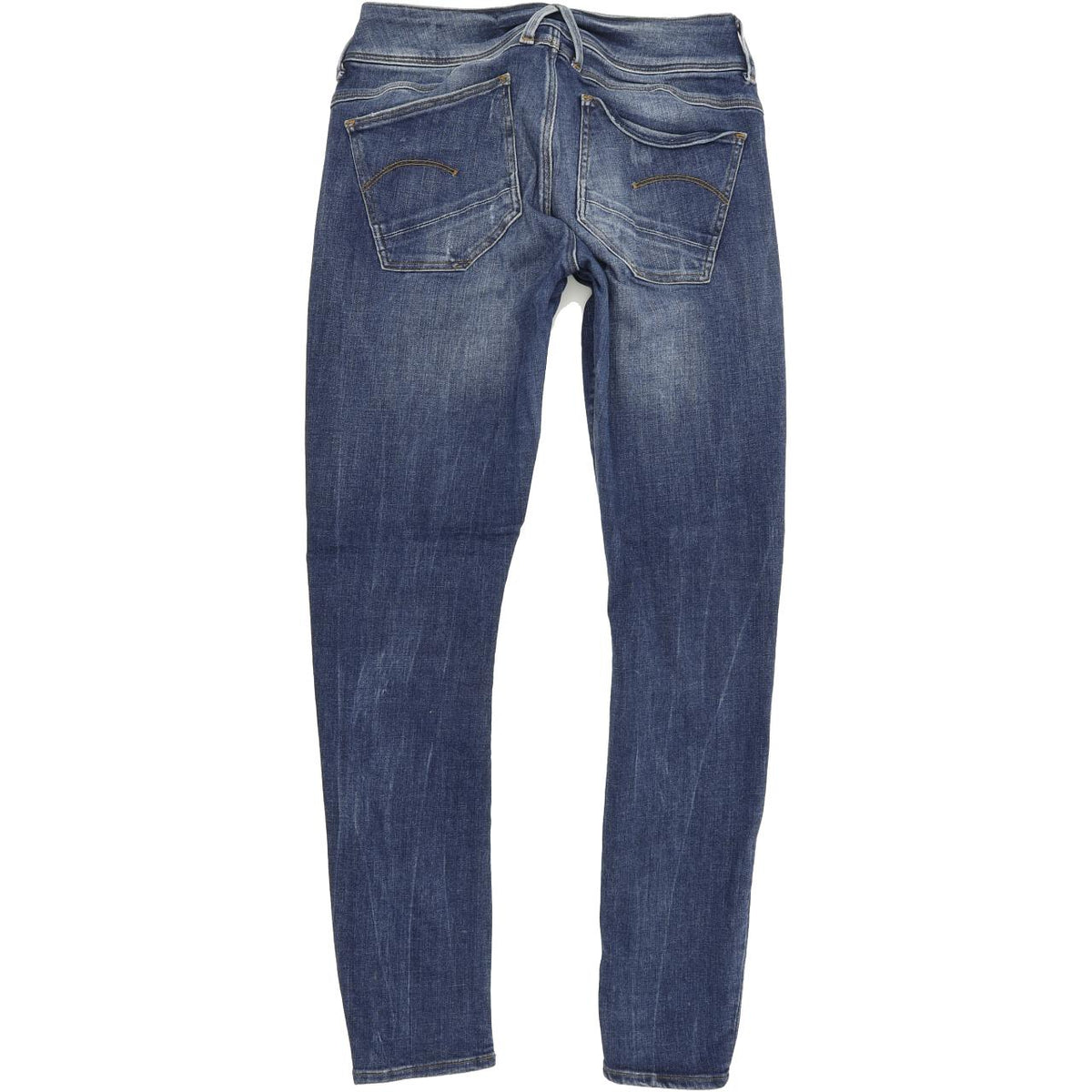 G-Star Lynn D-Mid Women Blue Skinny Slim Stretch Jeans W28 L28