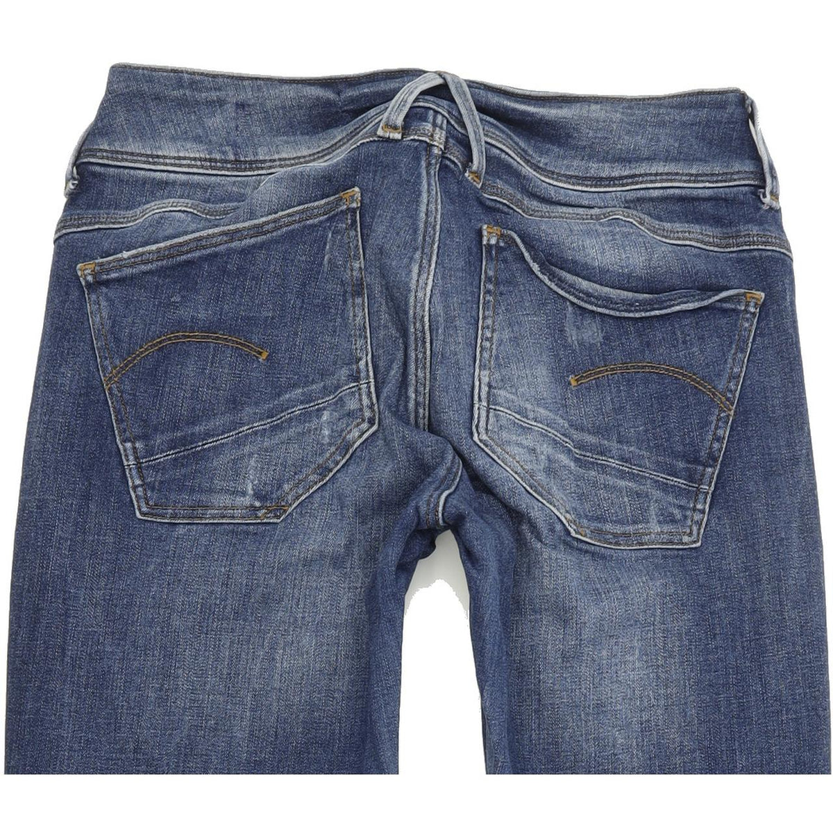 G-Star Lynn D-Mid Women Blue Skinny Slim Stretch Jeans W28 L28