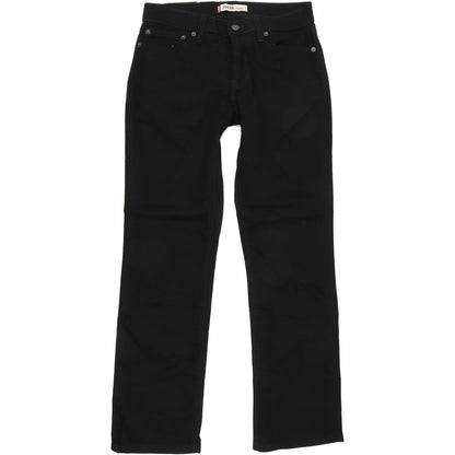 Levi's 528 Women Black Straight Regular Stretch Jeans W30 L29