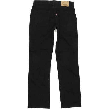 Levi's 528 Women Black Straight Regular Stretch Jeans W30 L29