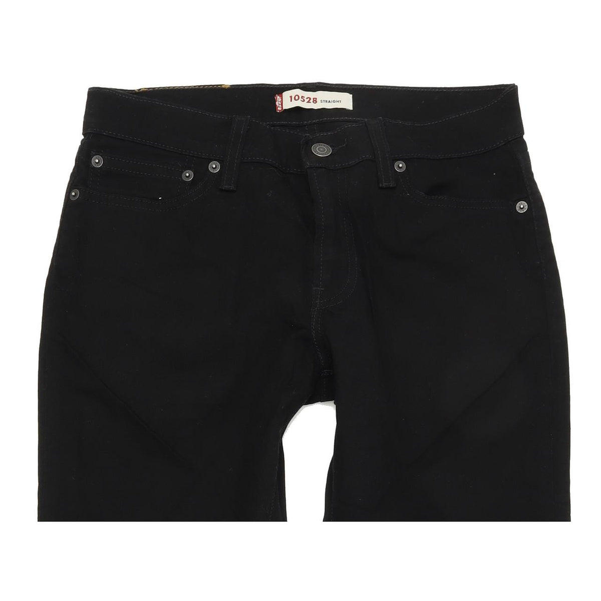 Levi's 528 Women Black Straight Regular Stretch Jeans W30 L29