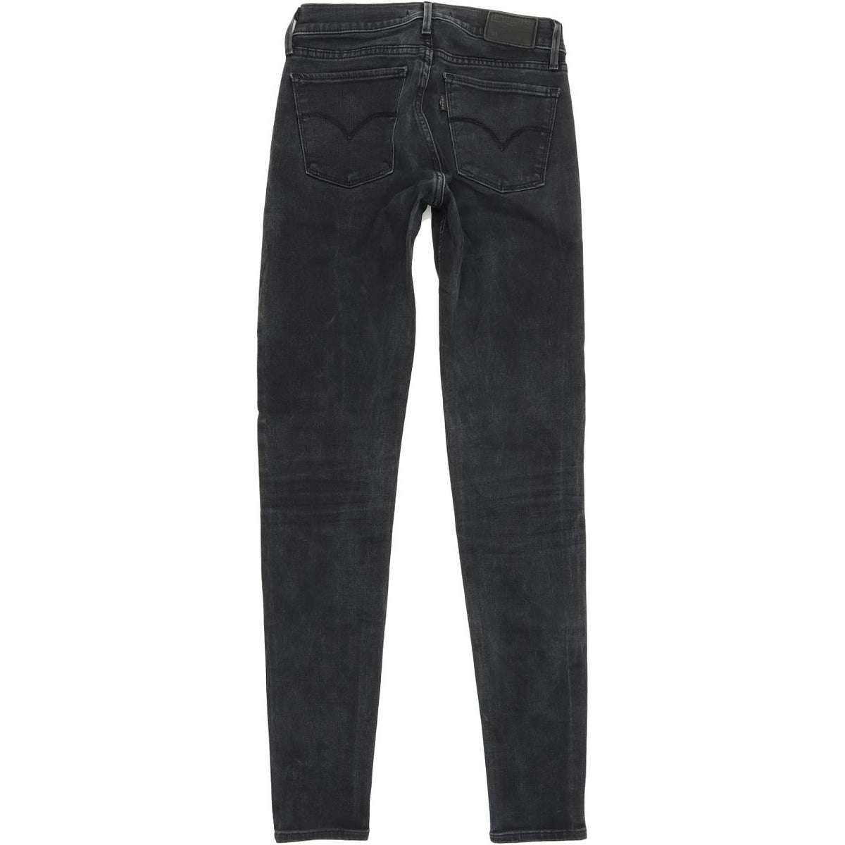 Levi's 710 Super Women Charcoal Skinny Slim Stretch Jeans W26 L30