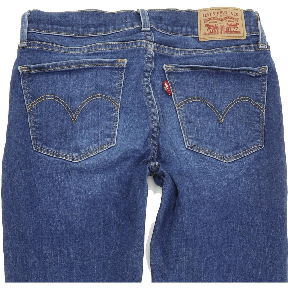 Levi's 710 Women Blue Skinny Slim Stretch Jeans W27 L30