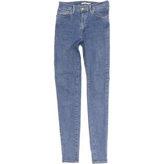 Levi's Mile High Super Women Blue Skinny Slim Stretch Jeans W28 L32