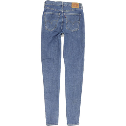 Levi's Mile High Super Women Blue Skinny Slim Stretch Jeans W28 L32
