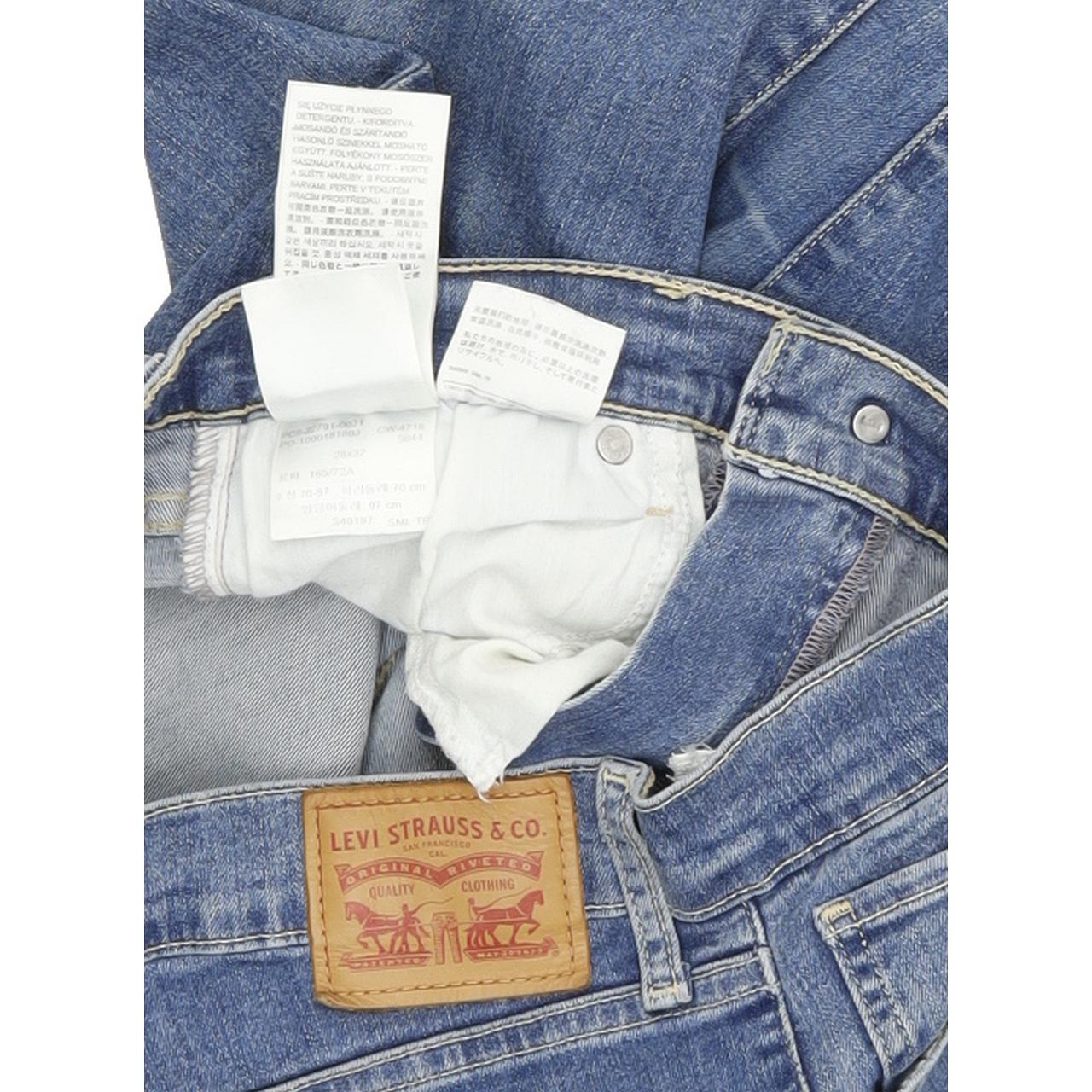 Levi's Mile High Super Women Blue Skinny Slim Stretch Jeans W28 L32