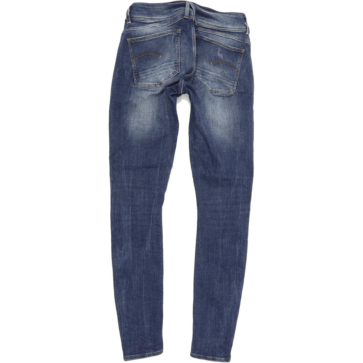 G-Star Lynn D-Mid Women Blue Skinny Slim Stretch Jeans W28 L30