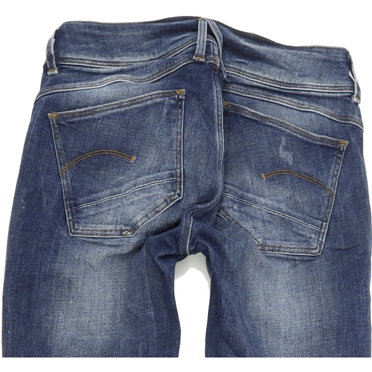 G-Star Lynn D-Mid Women Blue Skinny Slim Stretch Jeans W28 L30