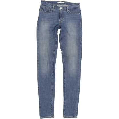 Levi's 711 Women Blue Skinny Slim Stretch Jeans W28 L34
