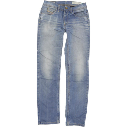 Diesel Faithlegg Women Blue Straight Regular Jeans W25 L30