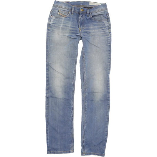 Diesel Faithlegg Women Blue Straight Regular Jeans W25 L30