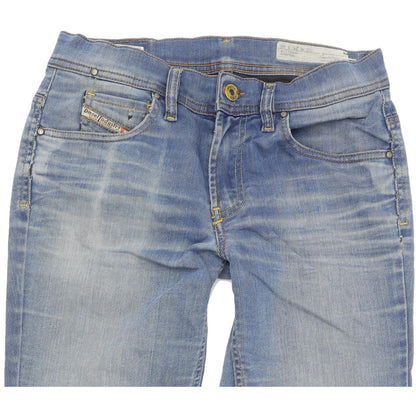 Diesel Faithlegg Women Blue Straight Regular Jeans W25 L30