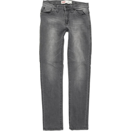 Levi's 520 Men Grey Tapered Slim Stretch Jeans W26 L30
