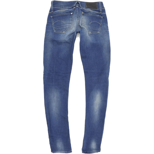 G-Star Lynn Women Blue Skinny Slim Stretch Jeans W26 L31
