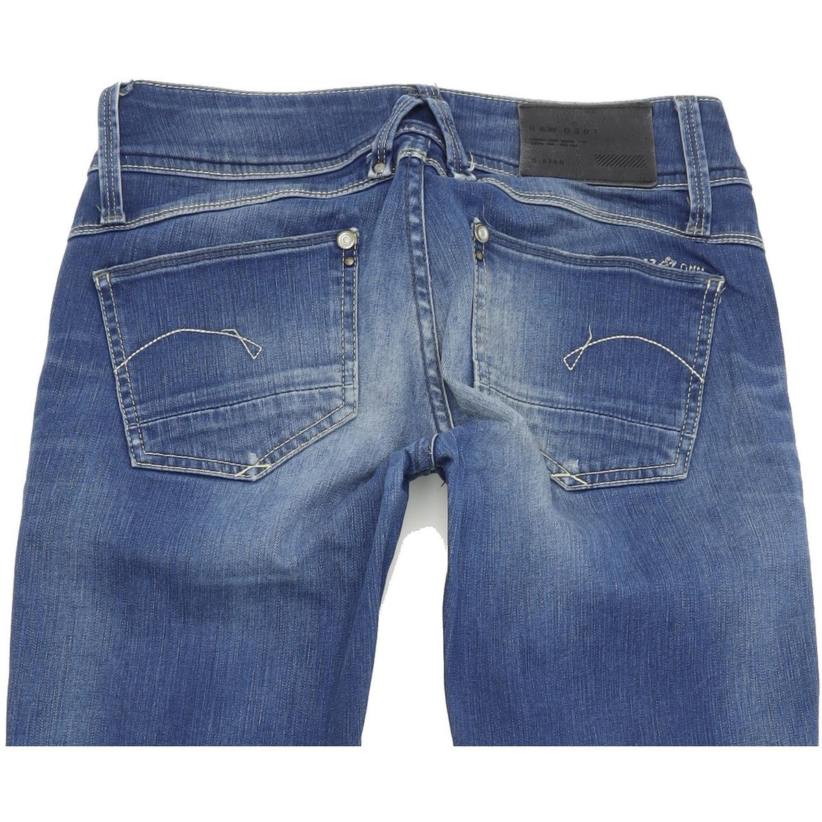 G-Star Lynn Women Blue Skinny Slim Stretch Jeans W26 L31