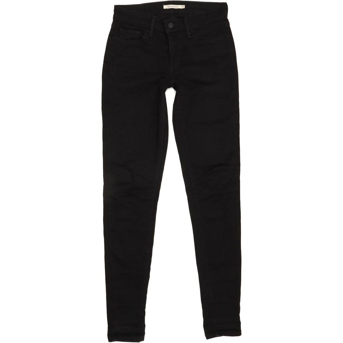 Levi's 710 Women Black Skinny Slim Stretch Jeans W27 L31