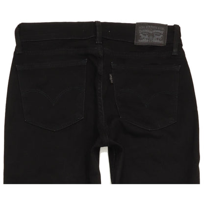 Levi's 710 Women Black Skinny Slim Stretch Jeans W27 L31