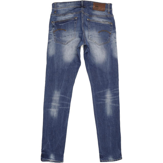 G-Star 3301 Men Blue Straight Slim Stretch Jeans W31 L32