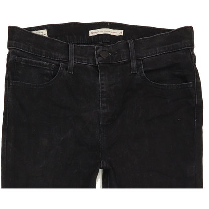 Levi's 720 High Rise Women Black Skinny Stretch Jeans W28 L28