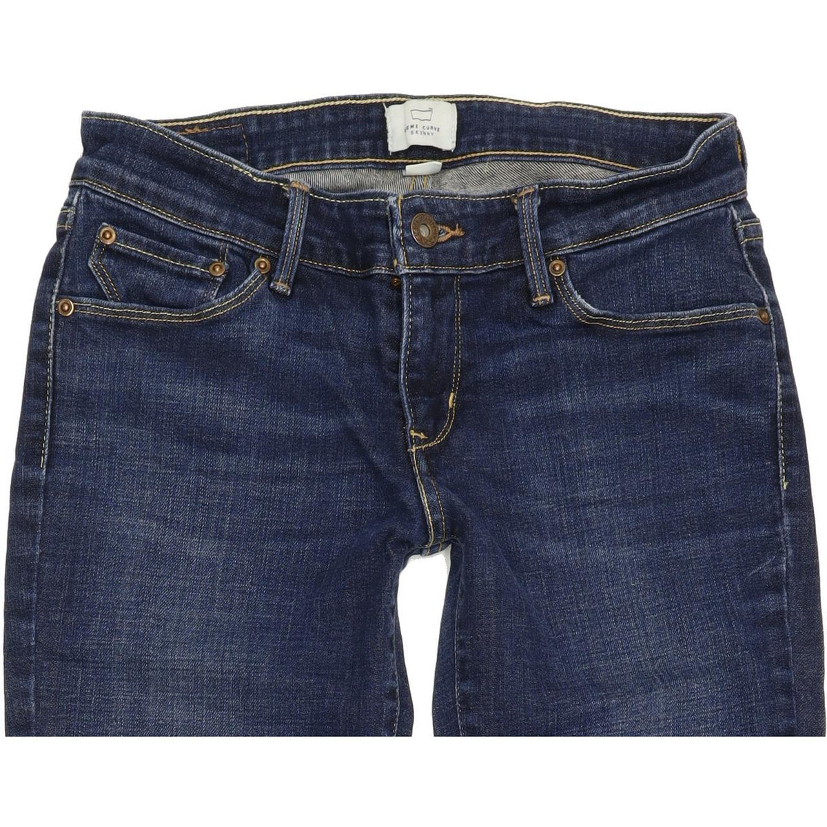 Levi's Demi Curve Women Blue Skinny Slim Stretch Jeans W26 L30