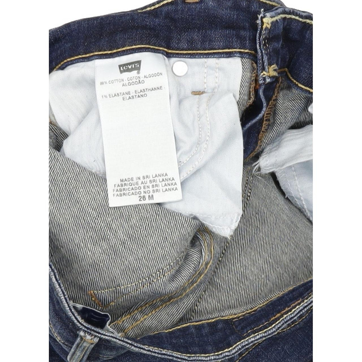 Levi's Demi Curve Women Blue Skinny Slim Stretch Jeans W26 L30
