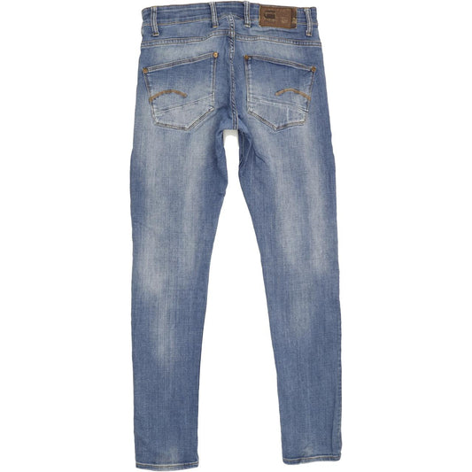 G-Star Revend Men Blue Skinny Slim Stretch Jeans W30 L32