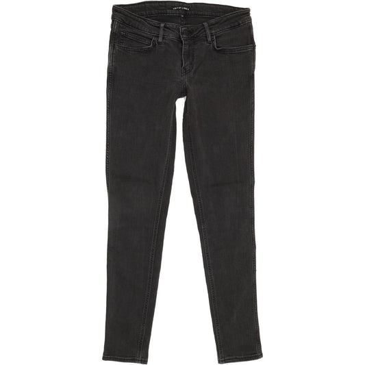 Levi's Line 8 Women Black Skinny Slim Stretch Jeans W30 L31