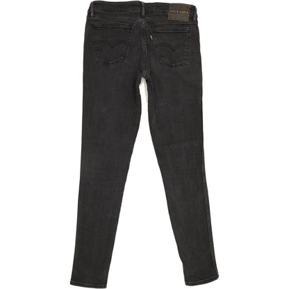 Levi's Line 8 Women Black Skinny Slim Stretch Jeans W30 L31