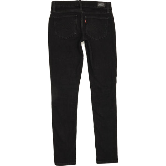 Levi's 524 too Superlow Men Black Skinny Slim Stretch Jeans W28 L31