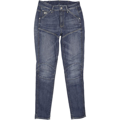 G-Star 5620 Ultra High Women Blue Skinny Stretch Jeans W26 L29