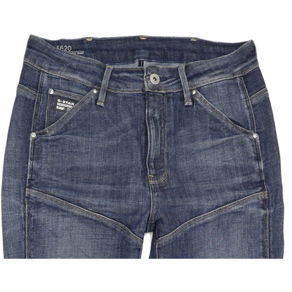 G-Star 5620 Ultra High Women Blue Skinny Stretch Jeans W26 L29