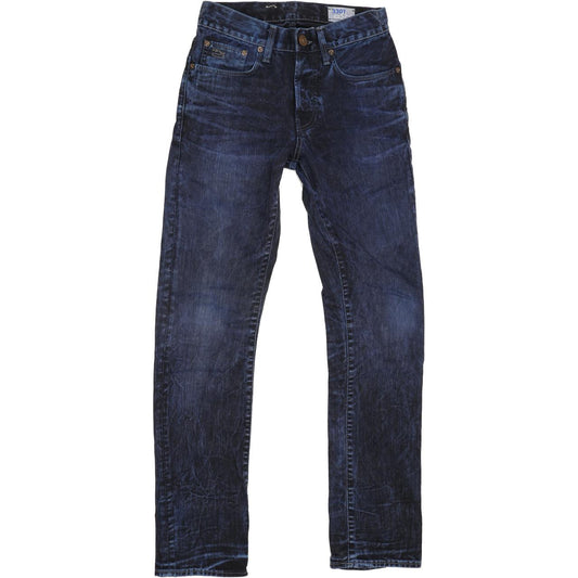 G-Star 3301 Men Blue Straight Slim Jeans W28 L31