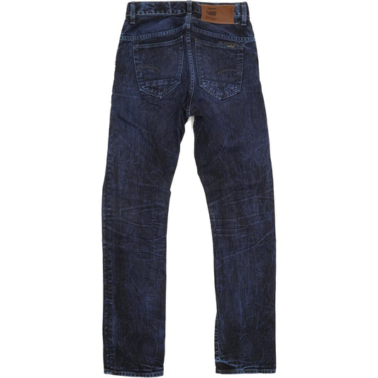 G-Star 3301 Men Blue Straight Slim Jeans W28 L31