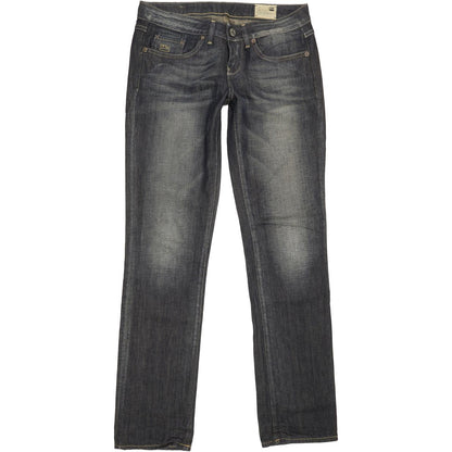 G-Star 3301 Women Blue Straight Slim Jeans W27 L32