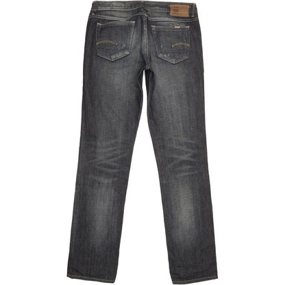 G-Star 3301 Women Blue Straight Slim Jeans W27 L32