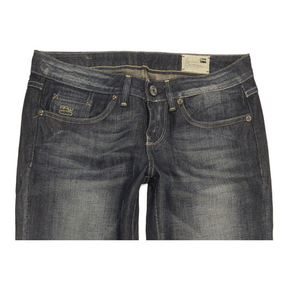 G-Star 3301 Women Blue Straight Slim Jeans W27 L32
