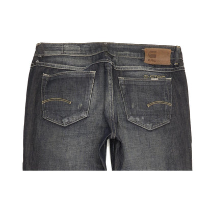 G-Star 3301 Women Blue Straight Slim Jeans W27 L32