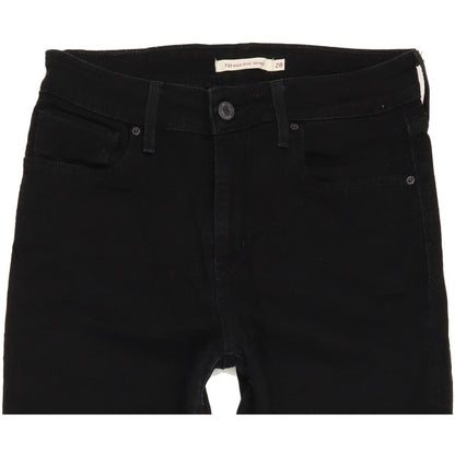 Levi's 721 High Rise Women Black Skinny Stretch Jeans W28 L32