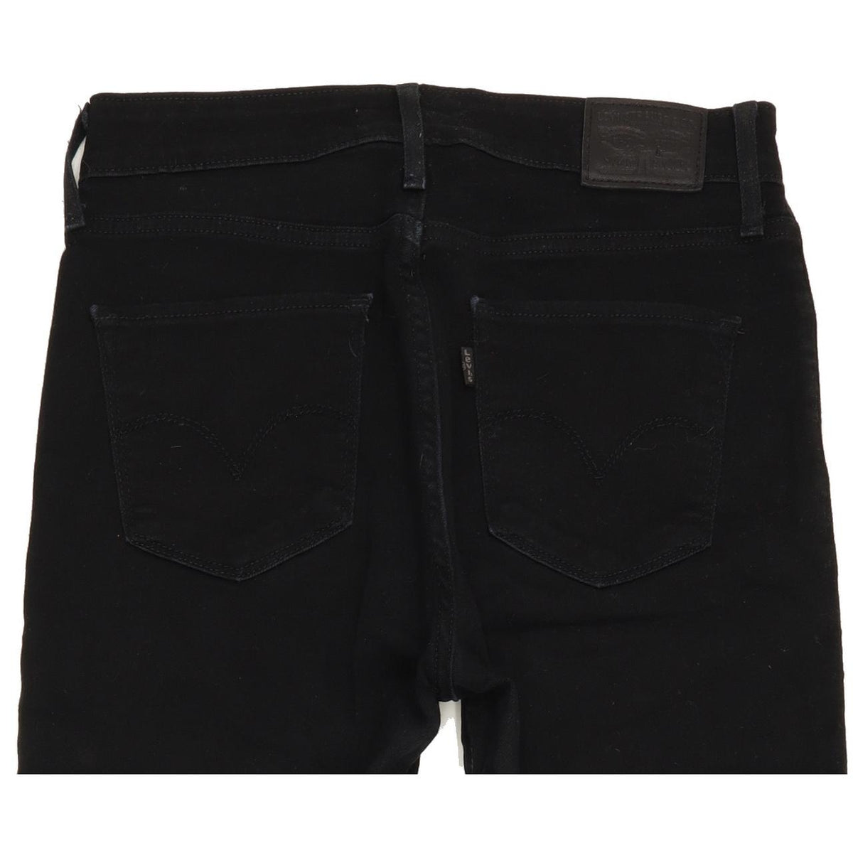 Levi's 721 High Rise Women Black Skinny Stretch Jeans W28 L32