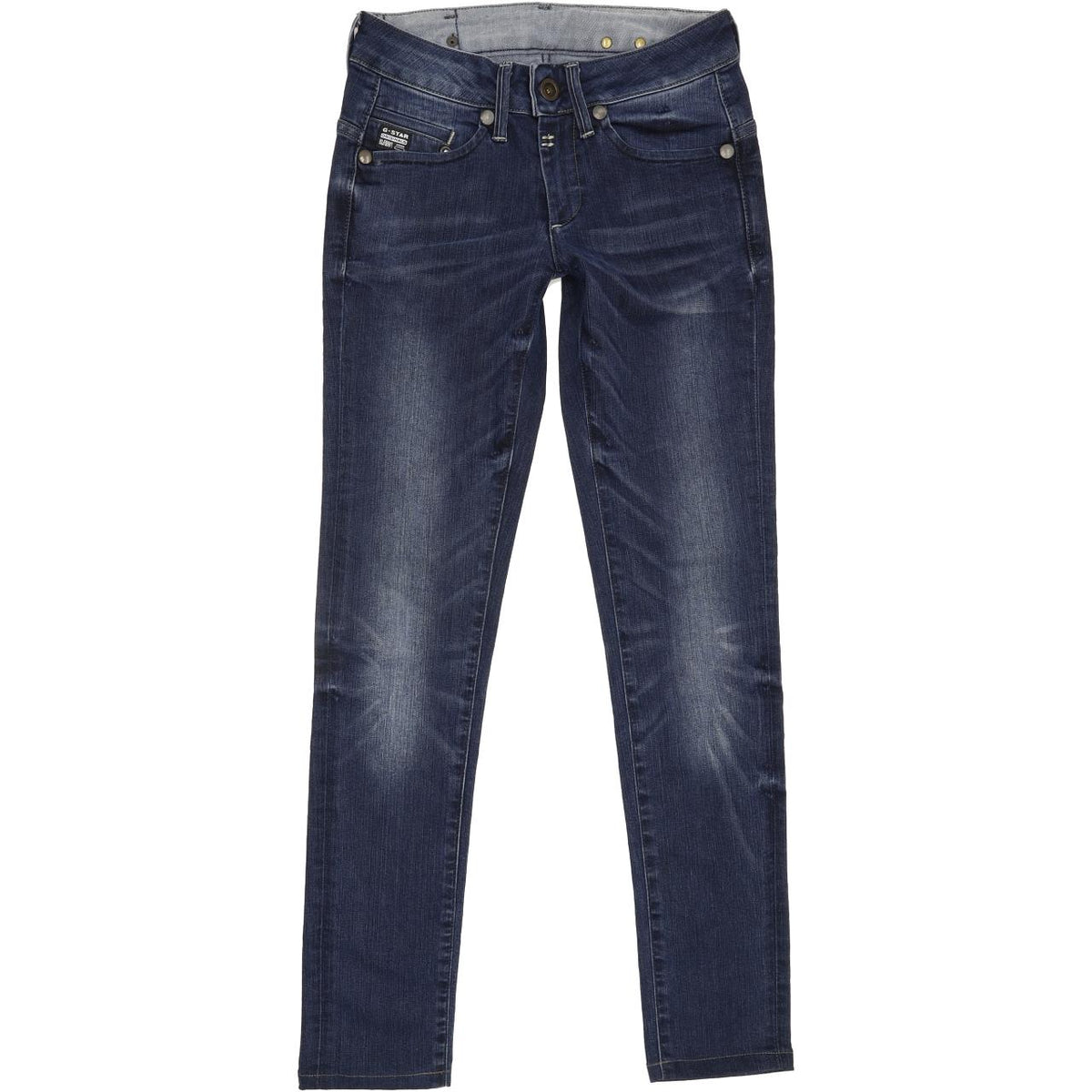 G-Star Midge Women Blue Skinny Slim Stretch Jeans W24 L28