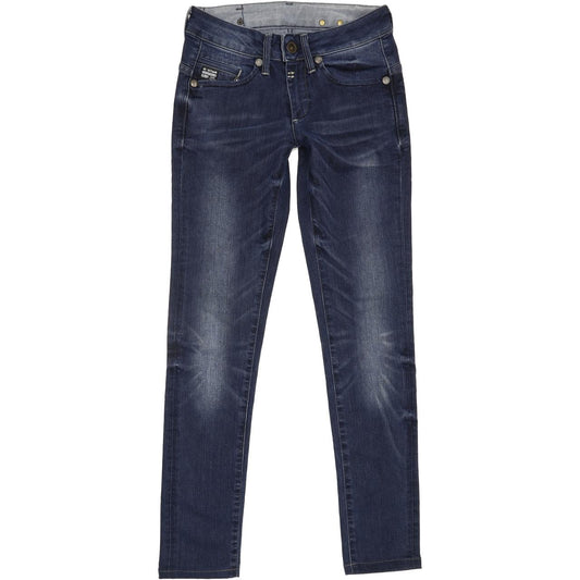 G-Star Midge Women Blue Skinny Slim Stretch Jeans W24 L28