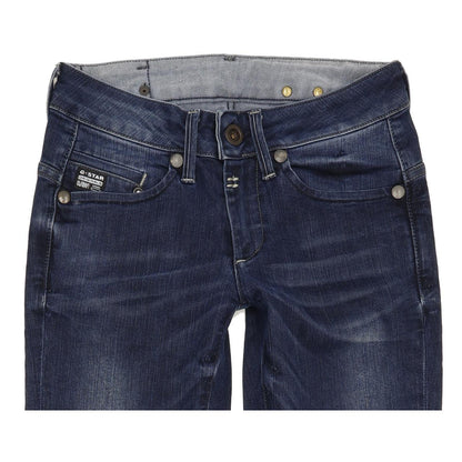 G-Star Midge Women Blue Skinny Slim Stretch Jeans W24 L28