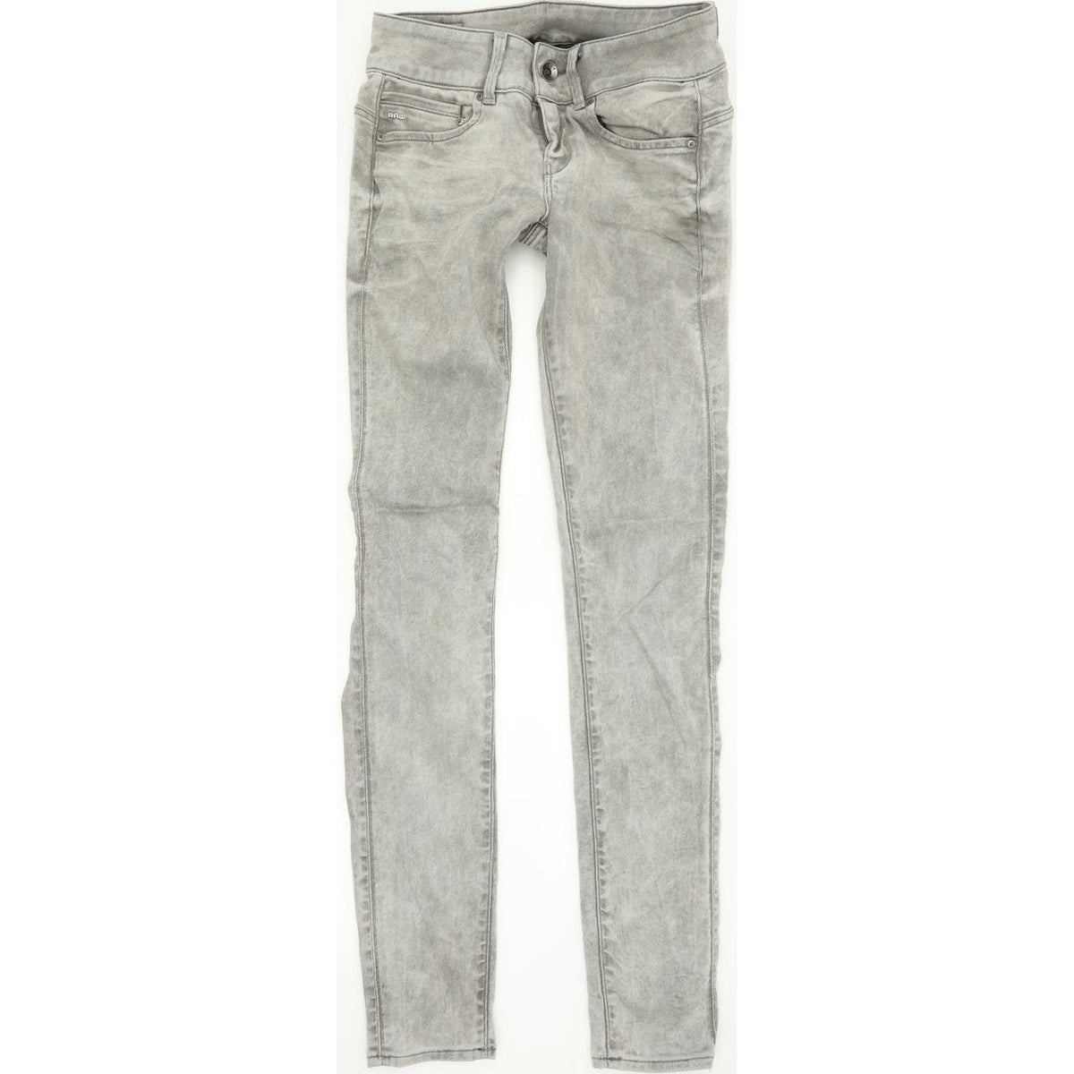 G-Star Midge Mid Women Grey Skinny Slim Stretch Jeans W27 L32